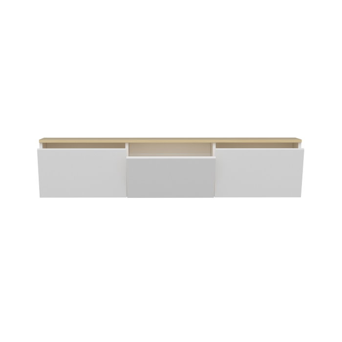 Hanah Home Soporte para TV Blanco y Roble